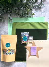 Image 2 of DEEP SAGE SPRING GARDEN TOP-UP KIT For Embellished Star Ornament 