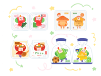 Image 2 of Katamari shaker charms + stickers