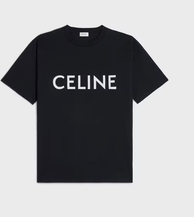 Image of Blavk celine shirt 