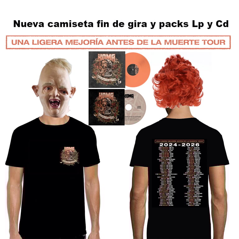 Pack Koma "Una ligera mejoría antes de la muerte" Disco + camiseta