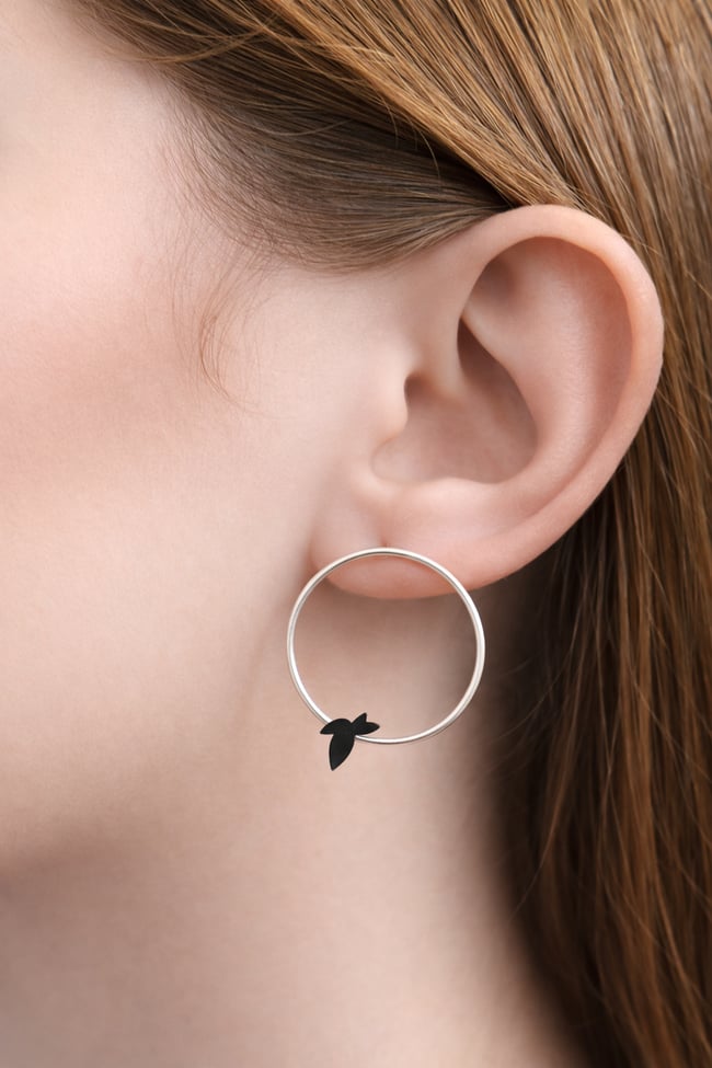 ORECCHINI ESSENZIALI CERCHIO