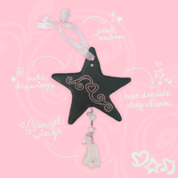 Image 3 of Star angel wall charm ⋆˚࿔