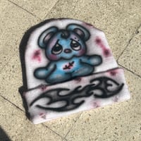 Image 1 of furry hardcore beanie