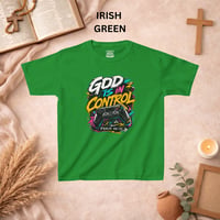 Image 16 of Kids T-Shirt - "God Is In Control" Colorful Gaming Controller Tee (Psalm 46:10)
