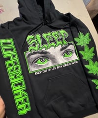 Image 2 of SLEEP "DOPESMOKER" PULLOVER HOODIE