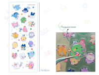 Image 3 of Tamagotchi glitter charms + sticker sheet