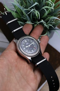 Image 4 of 1990s Oris Big Crown Pointer Date 7503 - Rare bulleye dial - Serviced by Oris - Automatic cal. 654