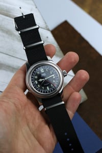 Image 5 of 1990s Oris Big Crown Pointer Date 7503 - Rare bulleye dial - Serviced by Oris - Automatic cal. 654