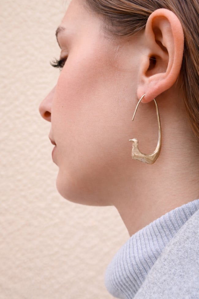 ORECCHINI BIG UCCELLINO NURAGICO