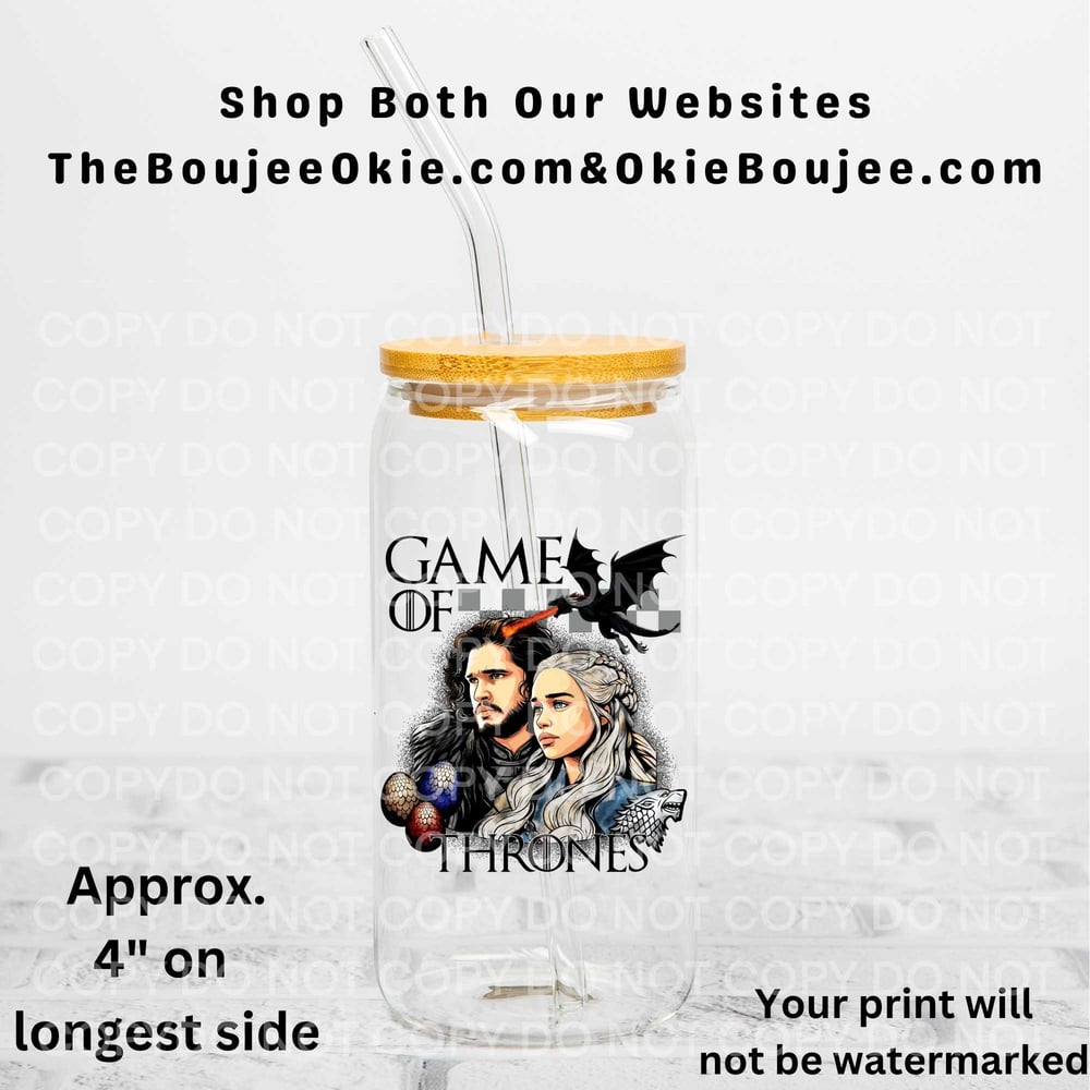 Image of Game Of Thrones Uv Dtf Decal Double Sided             T11