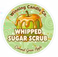 Whipped Sugar Scrub: Carmel Green Apple