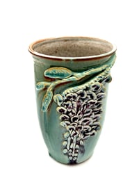 Image 2 of Wisteria Vase, wheel thrown (613, BSG, JP)