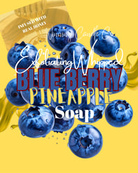 Exfoliation Whipped Blueberry Pineapple Soap