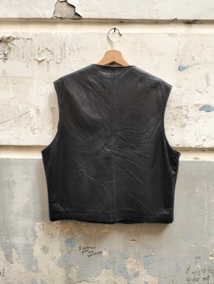 Gilet in pelle