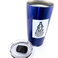 Image 2 of Art Improves Your Vision Waterproof Vinyl 2" x 3" sticker