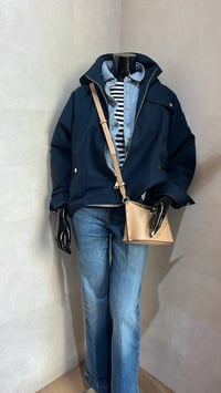 Image 1 of CHAQUETA BOMBER AZUL FRACOMINA 