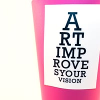 Image 4 of Art Improves Your Vision Waterproof Vinyl 2" x 3" sticker