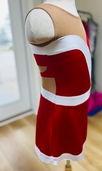Image 4 of Red and White Strut Costume
