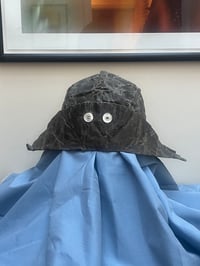 Image 1 of Button Front Waxed Hat