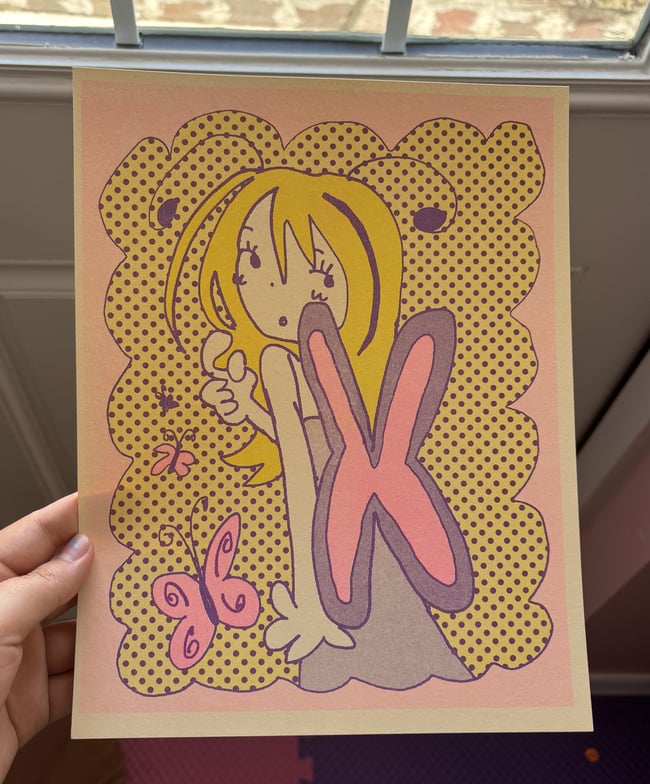 anime girl butterfly