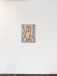 Image 4 of "Woman In Violet & Peach" by America Martin