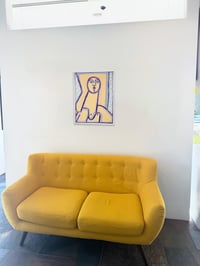 Image 7 of "Woman In Violet & Peach" by America Martin