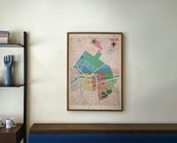 Image 1 of Affiche A3 "Carte de Pantin"