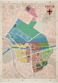 Image 2 of Affiche A3 "Carte de Pantin"