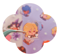 Image 1 of Genshin sticker sheets