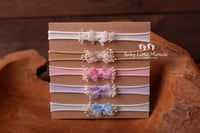 Image 1 of Five bow  headbands set