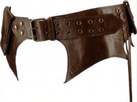 Brown Combat Pixie Boogie Bag