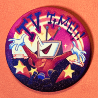 Button pin "TV Time"