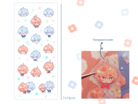 Image 3 of Phaidei holographic photocards + transparent sticker sheet