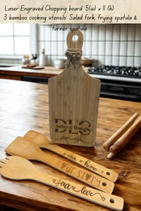 Image 4 of Personalize Chopping Board Set