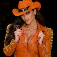 Image 3 of Western Cowboy Hat with Longhorn Buckle Band