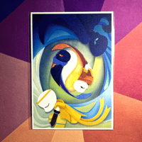 Postcard "Error, Ink, Dream and Nightmare"