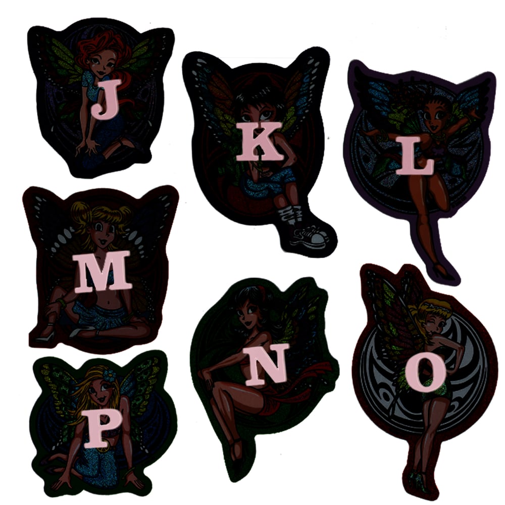 00's die cut stickers