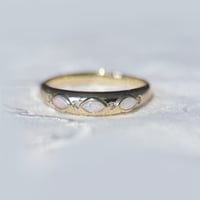 Image 5 of Victorian Opal Marquise Band Ring