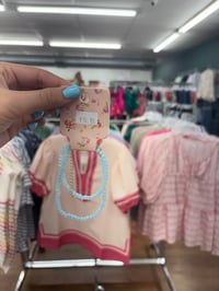 Image 2 of blue beaded bracelet and anklet set