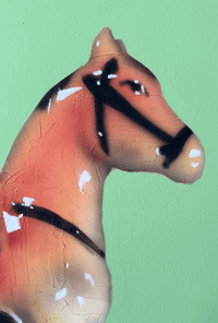 Image 4 of Toy Horse Original Painting