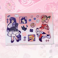 Image 1 of [PRE-ORDER] witches tea party sticker sheet