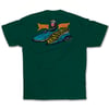 Matt Hensley "WINGTIPS"S/S Tee Forest Green