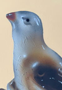 Image 4 of Seated Bird Original Painting