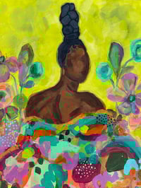 Image 1 of Echoes Of Her Flowers - Original Painting 