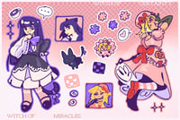Image 3 of [PRE-ORDER] witches tea party sticker sheet