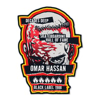 Omar Hassan "NEVER STOP" SHoF Sticker