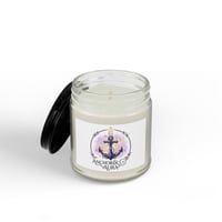 Image 3 of Anchor & Aura Scented Soy Candle — Amber Jar with Black Lid (4 oz & 9 oz)