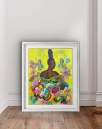 Image 3 of Echoes Of Her Flowers - Original Painting 