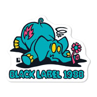 Image 3 of "PINK ELEPHANT" Sticker Small