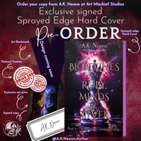 HARD COVER SPRAYED EDGE - Pre-order Bloodlines of Ruby, Minds of Silver 
